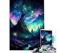 for Adults 1000 Piece Puzzle Magical Landscape Help The Brain Exercise Staycation Kill Time Family Games for And 14 Years And over (50x75cm)