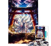 for Adults 1000 Piece Puzzle Mighty Kitsune Gateway Challenging To Complete Family Activities Educational Games for Age 14+ Game (38x52cm)
