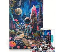 for Adults 1000 Piece Puzzle Mini Spaceman Wonderland Educational Games Difficult And Challenge for Is Ideal As A Gift 50x75cm