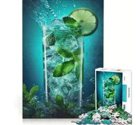 for Adults 1000 Piece Puzzle Mojito Cocktail Educational Games Difficult And Challenge for Is Ideal As A Gift 50x75cm