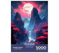 for Adults 1000 Piece Puzzle Moonlight Sakura Peaks Puzzles for Adults Hands-on Game Staycation Kill Time Unique Gifts for Birthday And Christmas 70x50cm/1000pcs