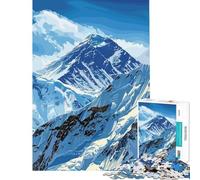 for Adults 1000 Piece Puzzle Mount Everest Scenery Difficult And Challenge Learning Educational Hands-on Game for 14+ Puzzle Game Offered (38x26cm)