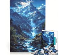 for Adults 1000 Piece Puzzle Mountain River Educational Games Difficult And Challenge for Is Ideal As A Gift 50x75cm
