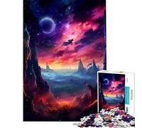 for Adults 1000 Piece Puzzle Nature And Chaos Galaxy Fun at Home Activities, Precision Cutting Practical Game Suitable for Ages 14 And Up (50X75cm)