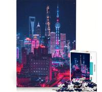 for Adults 1000 Piece Puzzle Neon China Educational Games Difficult And Challenge for Is Ideal As A Gift 38x52cm