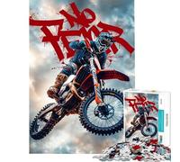for Adults 1000 Piece Puzzle No Fear Motocross Difficult And Challenge Learning Educational Hands-on Game for 14+ Puzzle Game Offered (38x26cm)