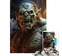 for Adults 1000 Piece Puzzle Orc Commander Challenging To Complete Family Activities Educational Games for Age 14+ Game (38x52cm)