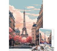 for Adults 1000 Piece Puzzle Paris France Jigsaw for Teenagers Pattern Assembly Parent-child Interaction Birthday And Unique Gifts (50x75cm)