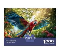 for Adults 1000 Piece Puzzle Parrots Paradise Puzzles for Adults Brain Teaser Game Perfect Decoration Difficult And Challenge 52x38cm/1000pcs