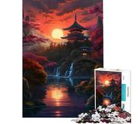 for Adults 1000 Piece Puzzle Peaceful Sunrise Fun at Home Activities, Precision Cutting Practical Game Suitable for Ages 14 And Up (38X26cm)