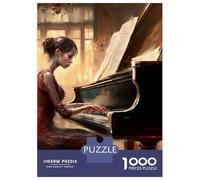 for Adults 1000 Piece Puzzle Playing Piano Puzzles for Adults Hands-on Game Staycation Kill Time Unique Gifts for Birthday And Christmas 38x26cm/1000pcs