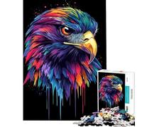 for Adults 1000 Piece Puzzle Pop Art Rainbow Red Kite P Fun at Home Activities, Precision Cutting Practical Game Suitable for Ages 14 And Up (38X26CM)