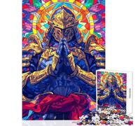 for Adults 1000 Piece Puzzle Praying Samurai Practical Game for The Whole Family Toy Wall Decor Train Your Brain And Hands (38x52cm)