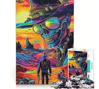 for Adults 1000 Piece Puzzle Psychedelic Sci-Fi Western Educational Games Difficult And Challenge for Is Ideal As A Gift 50x75cm