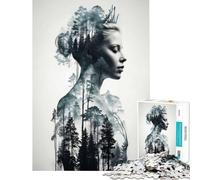 for Adults 1000 Piece Puzzle Queen of The Everwood Toy Intellectual Game Brain Teaser Game Analysis And Logic Great Gifts And Toys (Size 75x50cm)