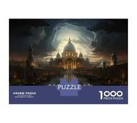 for Adults 1000 Piece Puzzle Rome's Mystical Night Sky Teenager Puzzles Relax Games Improve Memory Unique Gifts for Birthday And Christmas 38x26cm/1000pcs
