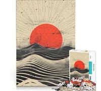 for Adults 1000 Piece Puzzle Scarlet Eclipse Educational Games Difficult And Challenge for Is Ideal As A Gift 50x75cm