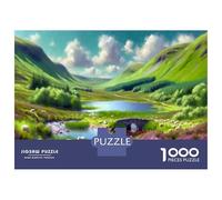 for Adults 1000 Piece Puzzle Scenic Pastoral Landscape Jigsaw Puzzle Anti-Stress Toys Difficult Hard Unique Gifts for Birthday And Christmas 52x38cm/1000pcs