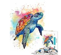 for Adults 1000 Piece Puzzle Sea Turtle Tortoise Toy Intellectual Game Brain Teaser Game Analysis And Logic Great Gifts And Toys (Size 38x52cm)
