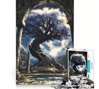 for Adults 1000 Piece Puzzle Shrine of The Forsaken Blossom Educational Games Difficult And Challenge for Is Ideal As A Gift 38x26cm