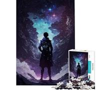for Adults 1000 Piece Puzzle Silhouette of A Cosmic God Toy Intellectual Game Brain Teaser Game Analysis And Logic Great Gifts And Toys (Size 38x52cm)