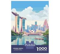 for Adults 1000 Piece Puzzle Singapore Teenager Puzzles Relax Games Improve Memory Unique Gifts for Birthday And Christmas 38x26cm/1000pcs