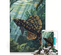 for Adults 1000 Piece Puzzle Spotted Fish in Aquatic Habitat, Educational Toy, Parent-child Interaction, Deal As Gifts for The Whole Family 50x75cm