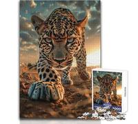 for Adults 1000 Piece Puzzle Stalking The Sunset Wild For Family Fun Funny Gift for And from 14 Years And over (size 50x75cm)