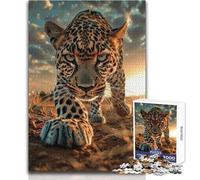 for Adults 1000 Piece Puzzle Stalking The Sunset Wild Tough Challenge Family Game Suitable for Ages 14 And Up (size 38x52cm)