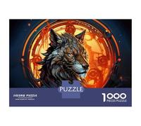 for Adults 1000 Piece Puzzle Steampunk Tiger Art Print Jigsaw Puzzle Toy Wall Decor A Work of Art Unique Gifts for Birthday And Christmas 70x50cm/1000pcs