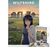 for Adults 1000 Piece Puzzle The Eternal Circle of Dawnlight Home Decoration Toys Great Gift Practical Game with Fully Interlocking Randomly Shaped Pieces Size 38x52cm