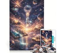 for Adults 1000 Piece Puzzle The Library That Dreams Reality Hands-on Game Interesting Stress Reduction Unique Birthday And Gifts 38x26cm