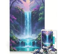 for Adults 1000 Piece Puzzle The Secret Waterfall Oasis Hands-on Game Interesting Stress Reduction Unique Birthday And Gifts 38x52cm