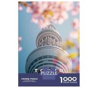 for Adults 1000 Piece Puzzle Tokyo Spring And Sakura Puzzles for Adults Hands-on Game Staycation Kill Time Unique Gifts for Birthday And Christmas 70x50cm/1000pcs