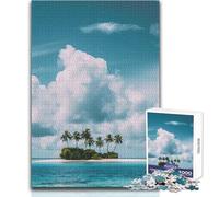 for Adults 1000 Piece Puzzle Tropical Island Paradise Toys Educational Games Home Decoration Gift For Birthdays Size 38x26cm