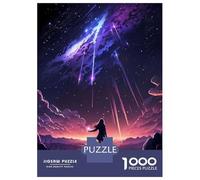 for Adults 1000 Piece Puzzle Twilight Galaxy Anime Girl Teenager Puzzles Relax Games Improve Memory Unique Gifts for Birthday And Christmas 38x26cm/1000pcs