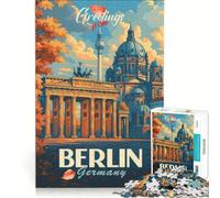 for Adults 1000 Piece Puzzle Urban Retro Dreams Berlin | 38x26cm Home Decoration Interesting stress reduction Enhance love between couples
