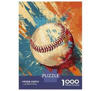 for Adults 1000 Piece Puzzle Vibrant Baseball Art Teenager Puzzles Relax Games Improve Memory Unique Gifts for Birthday And Christmas 70x50cm/1000pcs