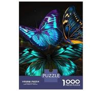 for Adults 1000 Piece Puzzle Vibrant Butterfly Wall Art Puzzles for Adults Hands-on Game Staycation Kill Time Unique Gifts for Birthday And Christmas 70x50cm/1000pcs