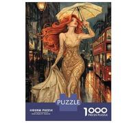 for Adults 1000 Piece Puzzle Vintage London Double Decker Bus Jigsaw Puzzle Toy Wall Decor A Work of Art Unique Gifts for Birthday And Christmas 70x50cm/1000pcs