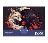 for Adults 1000 Piece Puzzle Wolf Yin Yang T-Shirt Jigsaw Puzzle Toy Wall Decor A Work of Art Unique Gifts for Birthday And Christmas 38x26cm/1000pcs