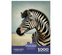 for Adults 1000 Piece Puzzle Zebras in The Wild Teenager Puzzles Relax Games Improve Memory Unique Gifts for Birthday And Christmas 38x26cm/1000pcs