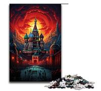 for Adults 1000 Piece Russia Red Square Jigsaw Puzzles for Adults Wood Puzzle Difficult And Challenge 75x50cm