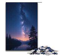 for Adults 1000 Piece Starry Sky Spectacular Jigsaw Puzzles for Adults Wood Puzzle Difficult And Challenge 1000 PCS(38x26cm)