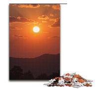 for Adults 1000 Piece The Rising Sun Jigsaw Puzzles for Adults Wood Puzzle Difficult And Challenge 1000 PCS(38x26cm)