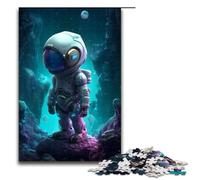 for Adults 1000 Piece Tiny Astronaut Jigsaw Puzzles for Adults Wood Puzzle Difficult And Challenge 75x50cm