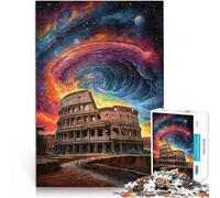 for Adults 1000 Pieces Puzzle Celestial Colosseum Made of wood for and 14 years and over Family Fun It is ideal as a gift for the whole family。size：50x75cm/19.68x29.52inch