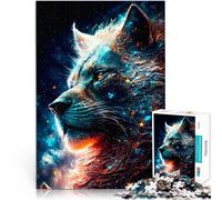 for Adults 1000 Pieces Puzzle Gifts Leon Spacial Made of wood，for ages 14 and over Work of art Secret Santa Gifts。size：50x75cm/14.96x20.47inch