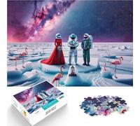 for Adults 1000 Pieces Puzzle Gifts The Wedding Surreal Art Made of cardboard，Suitable for people aged 14 and above educational challenge Christmas Birthday Gift。size：26x38cm/10.24x14.96inch