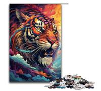 for Adults 1000 Robot Tiger by SplattersLots of Thick Coloured Cloud Jigsaw Puzzles for Wood Jigsaw Christmas Puzzle Gifts 1000 PCS